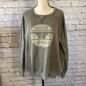 BLUE 84 - Olive Green Nashville Tennessee Sweatshirt